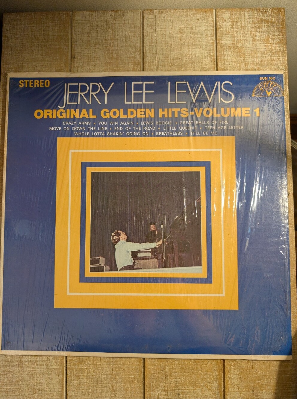 Vintage Jerry Lee Lewis Original Golden Hits- Volume 1 Vinyl LP